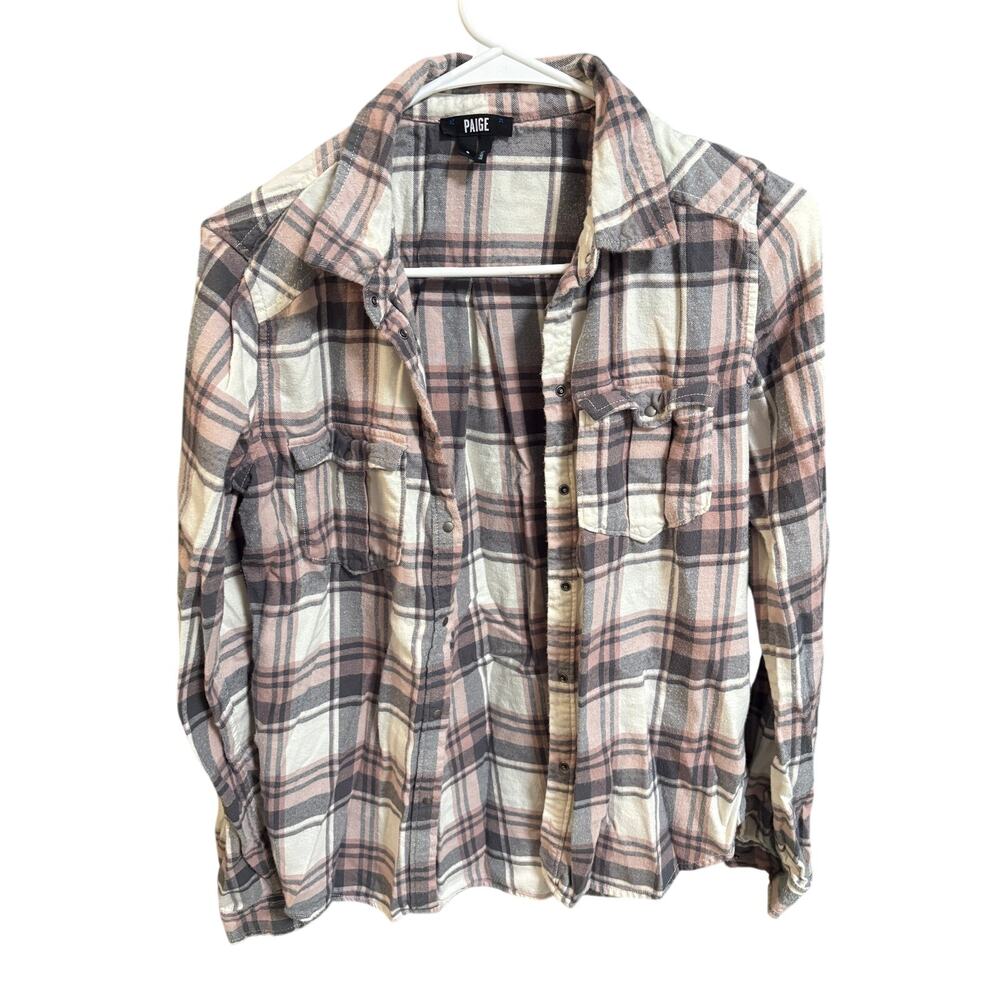 Paige Plaid Long Sleeve Flannel